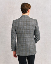 Glenn Check Double-Breasted Jacket