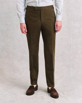 Moss Green Contemporary Trousers