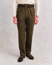 Moss Green Hollywood Trousers