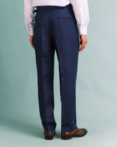 Navy Irish Linen Suit