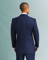 Navy Irish Linen Suit