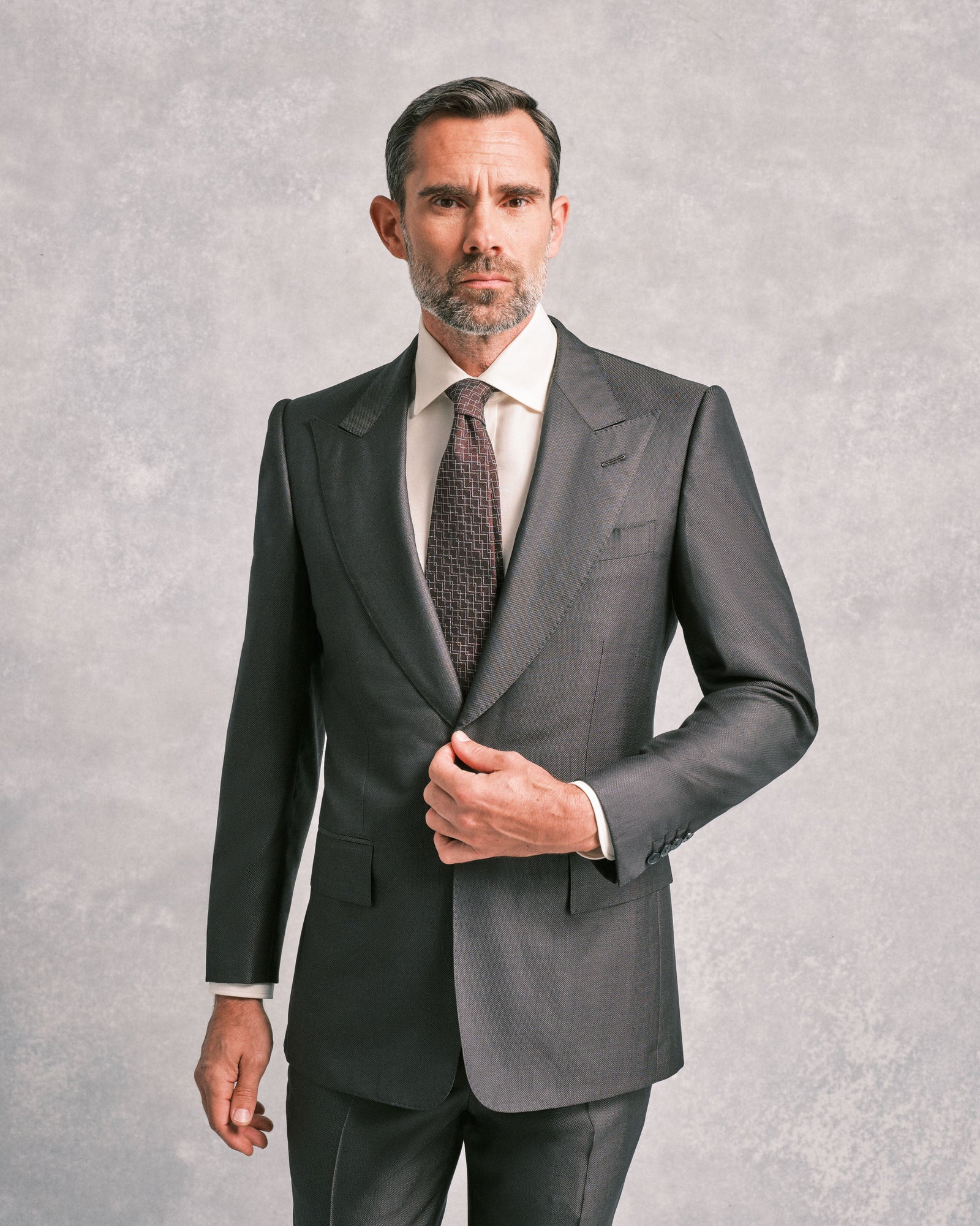 Silk Blend Contemporary Jacket