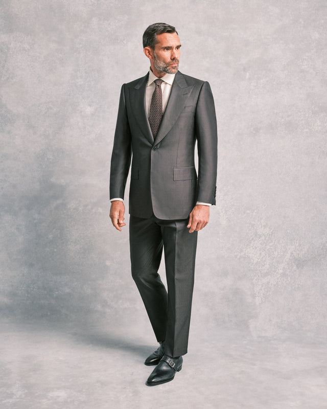 Charcoal Silk Blend Suit