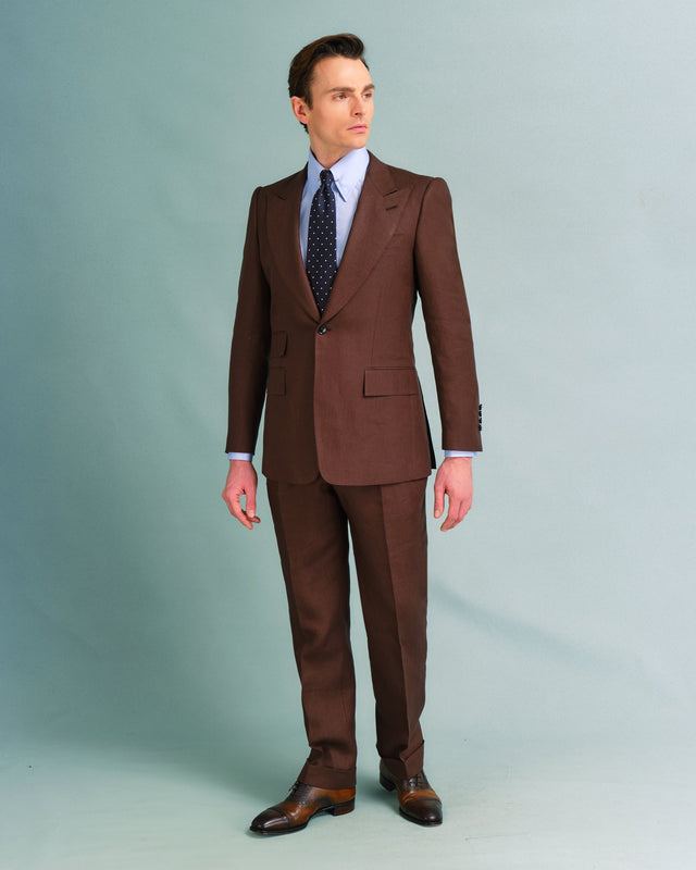 Brown Irish Linen