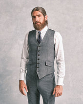 Grey Flannel Waistcoat