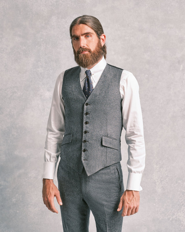 Grey Flannel Waistcoat