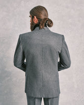 Grey Flannel Double-Breasted Jacket