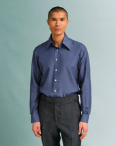Peacock Green Silk Shirt