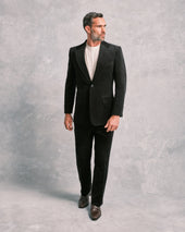 Black Corduroy Classic Trousers