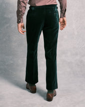 Green Velvet Single-Breasted Suit