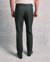 Charcoal Twill Contemporary Trouser