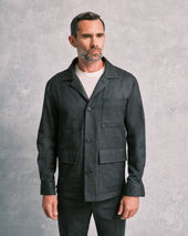 Charcoal Twill Chore Jacket