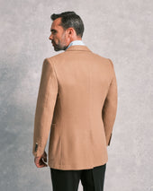 Camel Hair Basket Weave Jacket