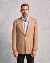 Camel Hair Basket Weave Jacket