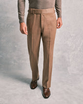 Mustard Fleck Classic Trousers