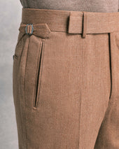 Mustard Fleck Classic Trousers