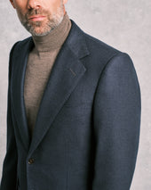 Navy Cashmere Blend Blazer