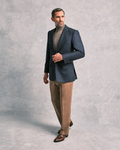 Navy Cashmere Blend Blazer