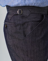 Indigo Cotton Flares