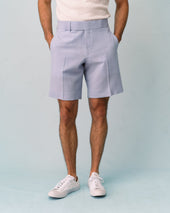 Sky Blue Seersucker Shorts