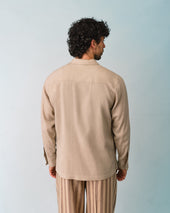 Beige Twill Capri Shirt