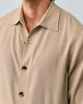 Beige Twill Capri Shirt