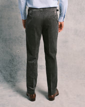 Grey Corduroy Contemporary Suit