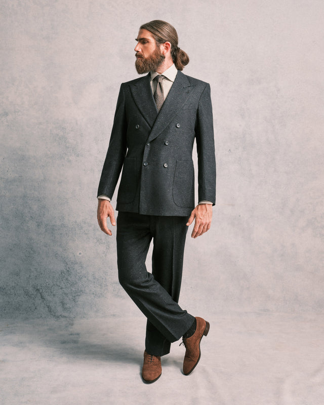 Charcoal Donegal Unstructured Suit