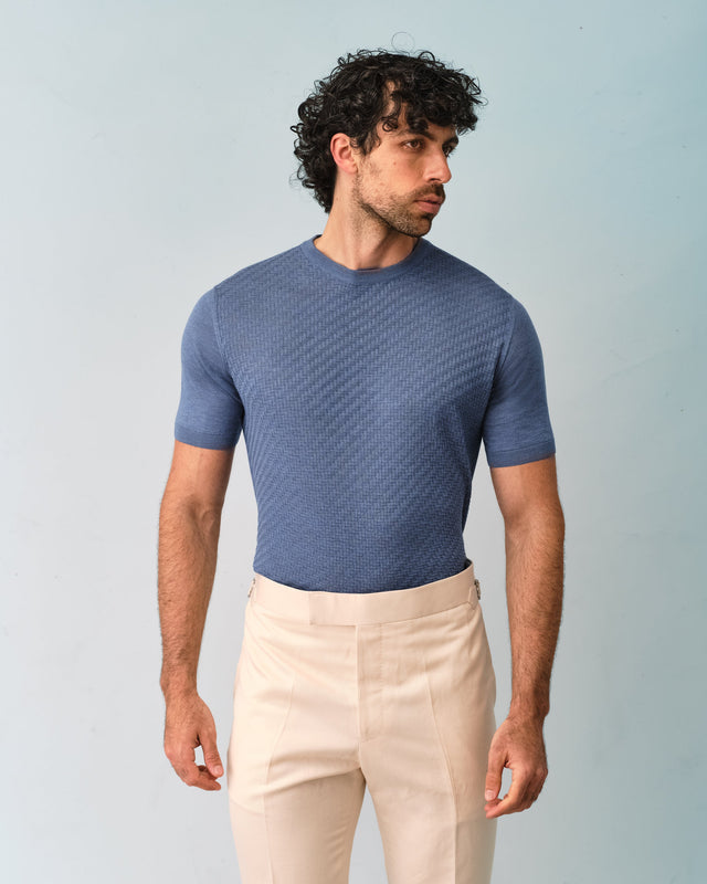 Blue Staircase Crew Neck