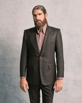 Burgundy Lamé Heritage Jacket