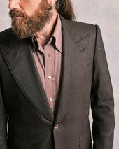 Burgundy Lamé Suit