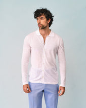 White Knitted Shirt
