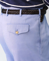 Sky Blue Chambrey Hollywood trousers