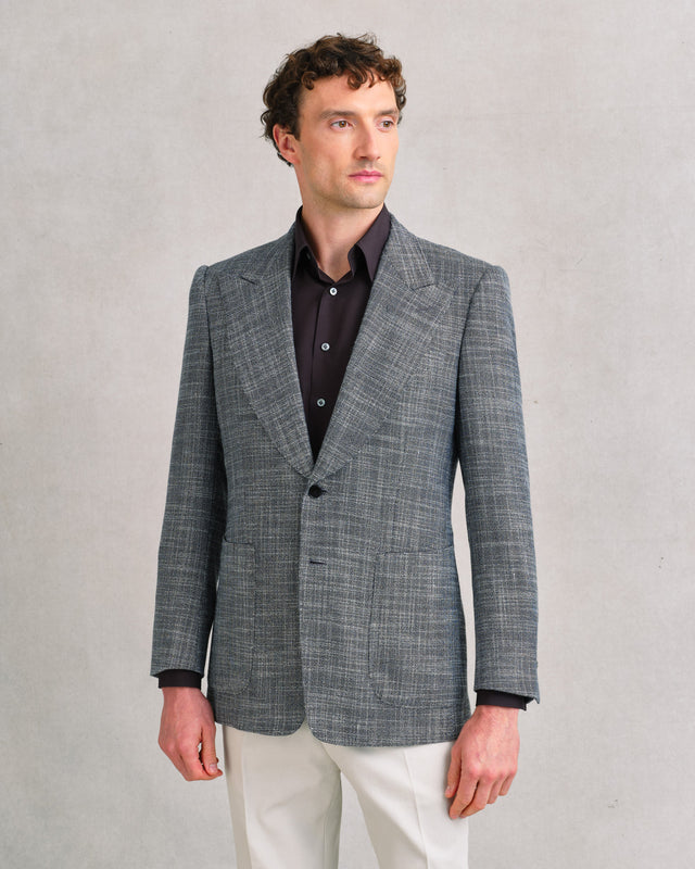 Black & White, Cashmere & Silk Blend Jacket