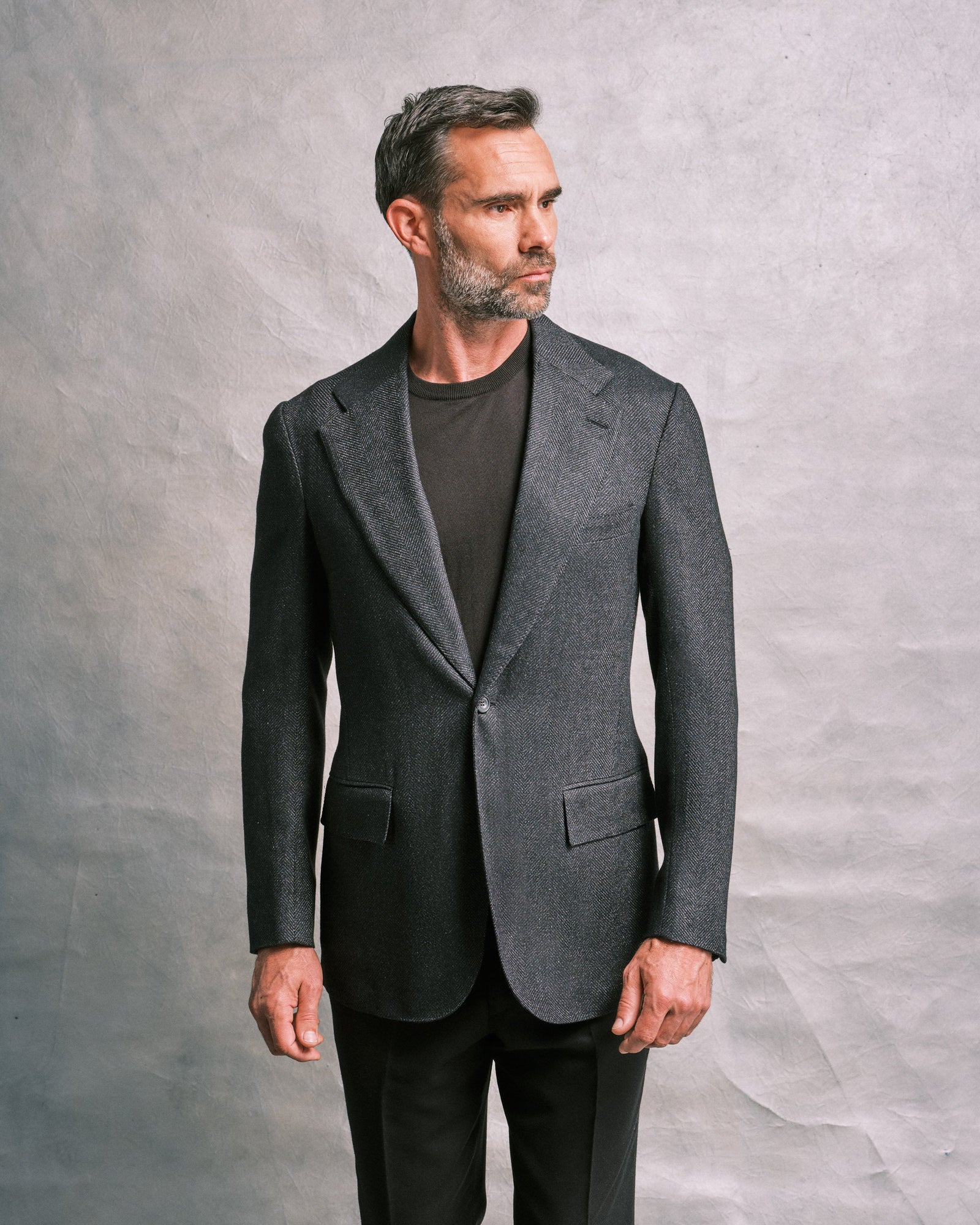Chevron Unstructured Jacket