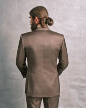 Bronze Silk Blend Suit