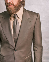 Bronze Silk Blend Suit
