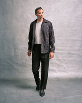 Black Flannel Trousers