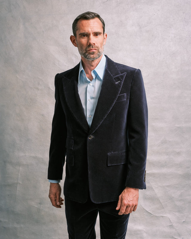 Navy Velvet Heritage Jacket