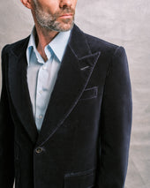 Navy Velvet Heritage Jacket