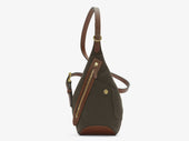M/S Drop Bag – Army/Cuoio