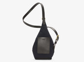 M/S Drop Bag – Navy/Dark Brown