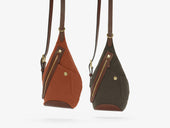 M/S Drop Bag – Army/Cuoio
