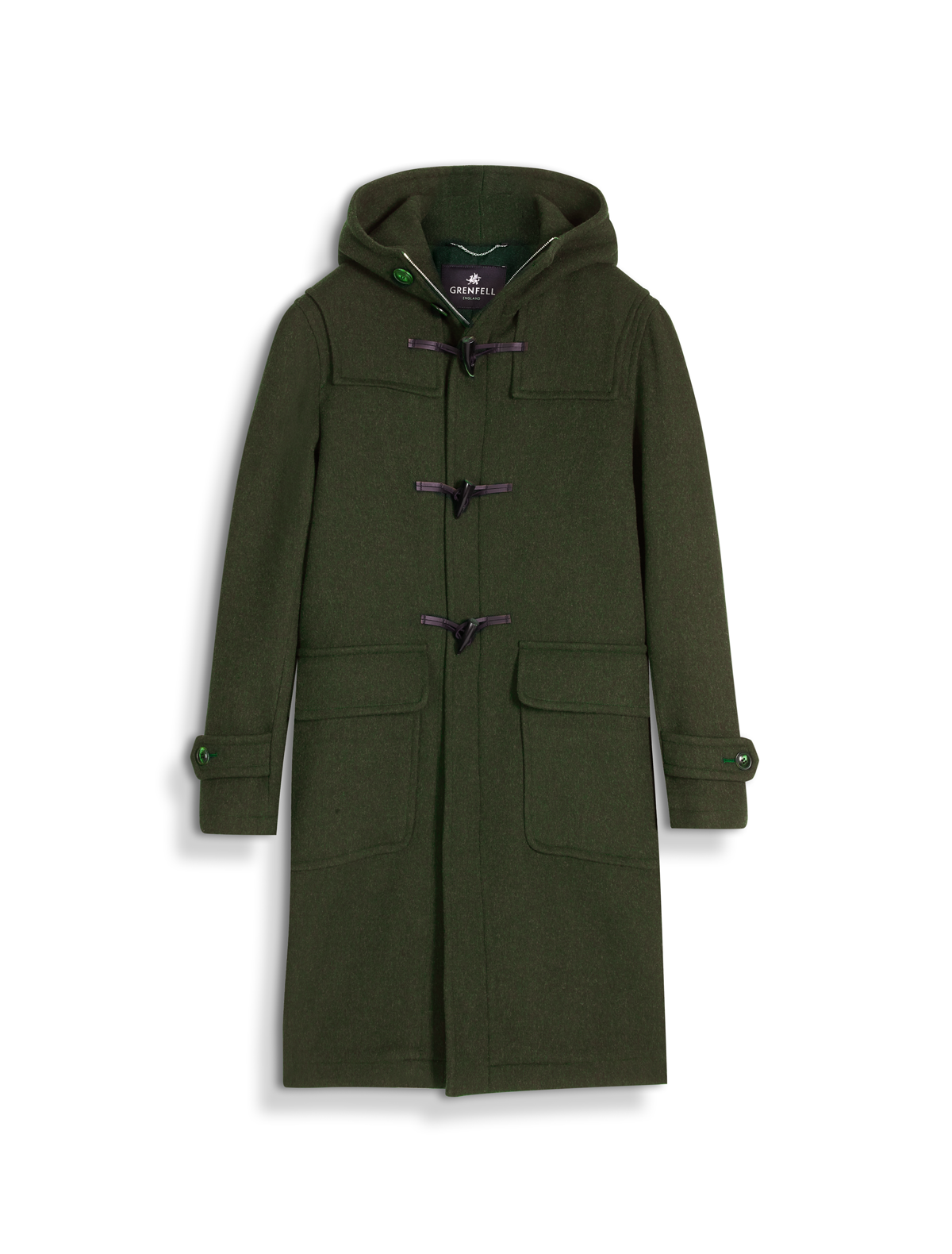 Original Duffle Coat Merino Wool Green