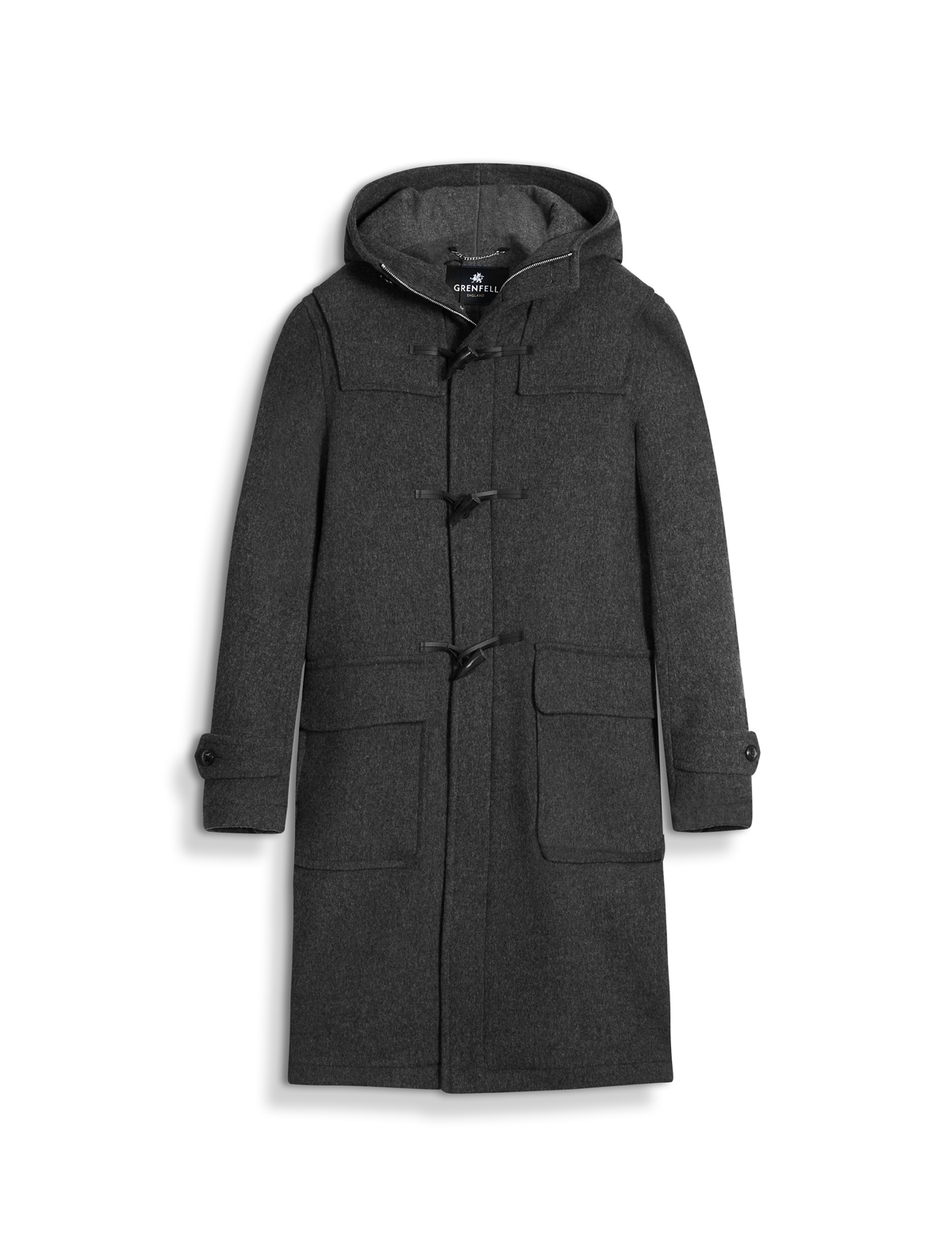 Original Duffle Coat Merino Wool Grey