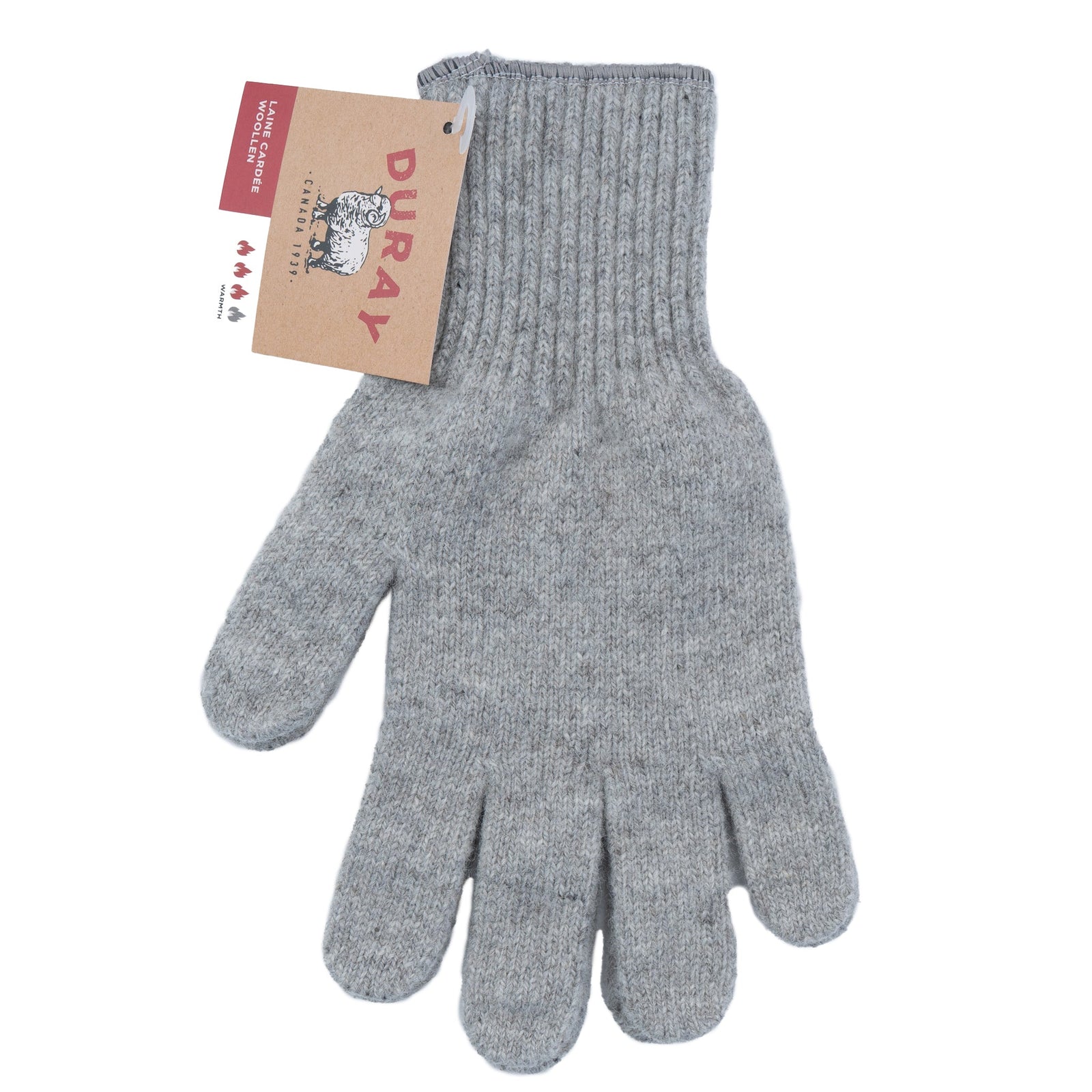 Wool Glove Grey