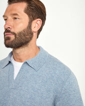 Dusty Wool Polo Made In Italy