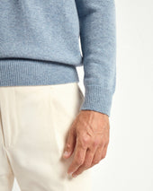 Dusty Wool Polo Made In Italy