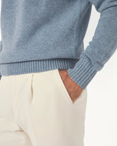 Dusty Wool Polo Made In Italy