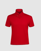 Stand Collar Polo Cobra Red